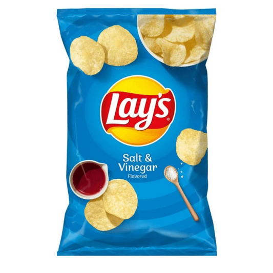 Lay's Salt & Vinegar Potato Chips 170g