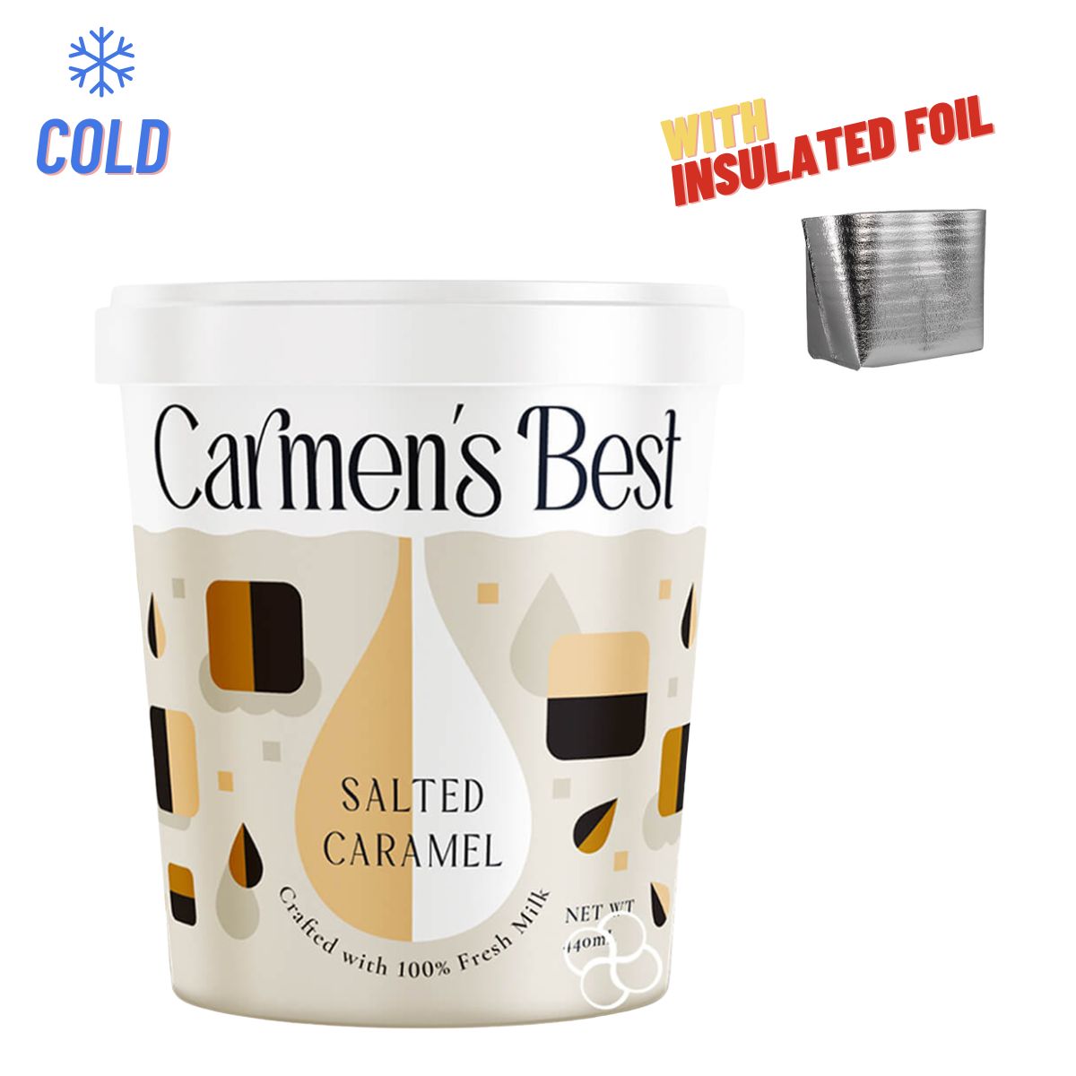 Carmen's Best Salted Caramel Ice Cream 440ml