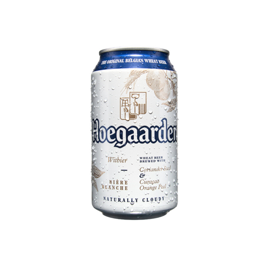 Hoegaarden White Wheat Beer in-can 330ml 24-Pack