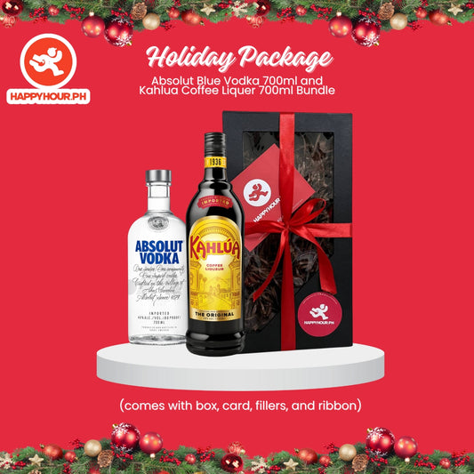 Holiday Package # 15: Absolut Blue Vodka 700ml and Kahlua Coffee Liquer 700ml Bundle