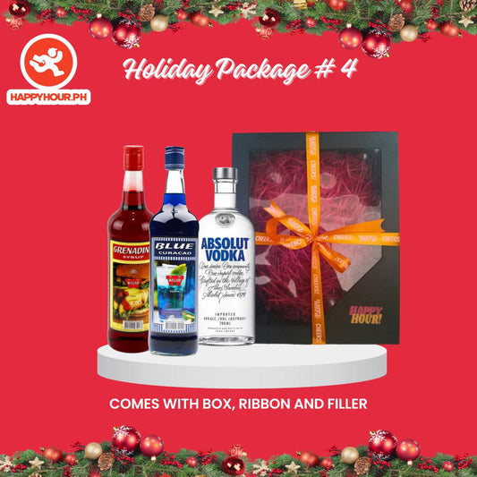 Holiday Package # 16: Absolut Blue Vodka 700ml and Walsh 750ml Bundle