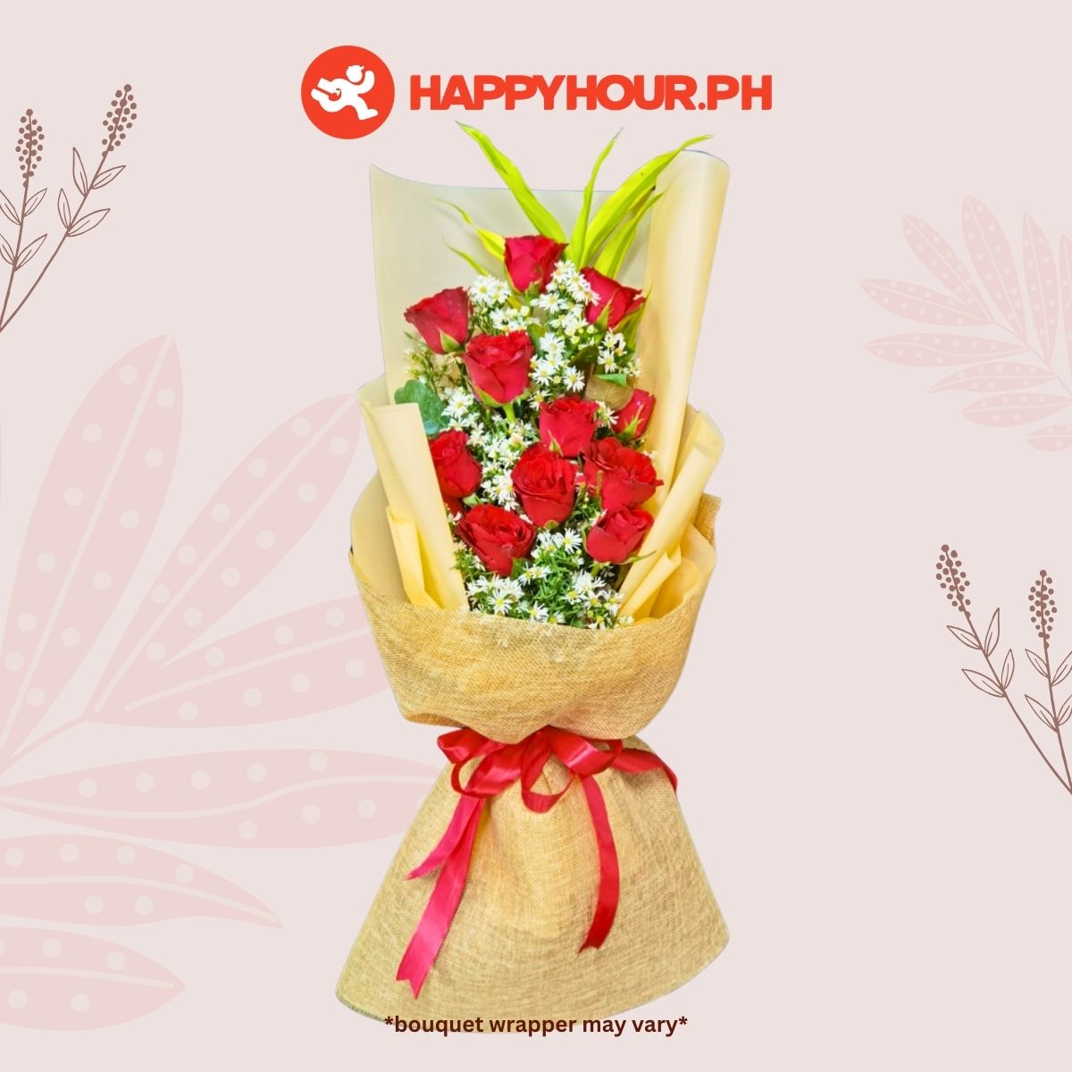 Passion Red Rose 12Pc Flower