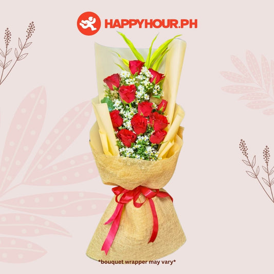 Passion Red Rose 12Pc Flower