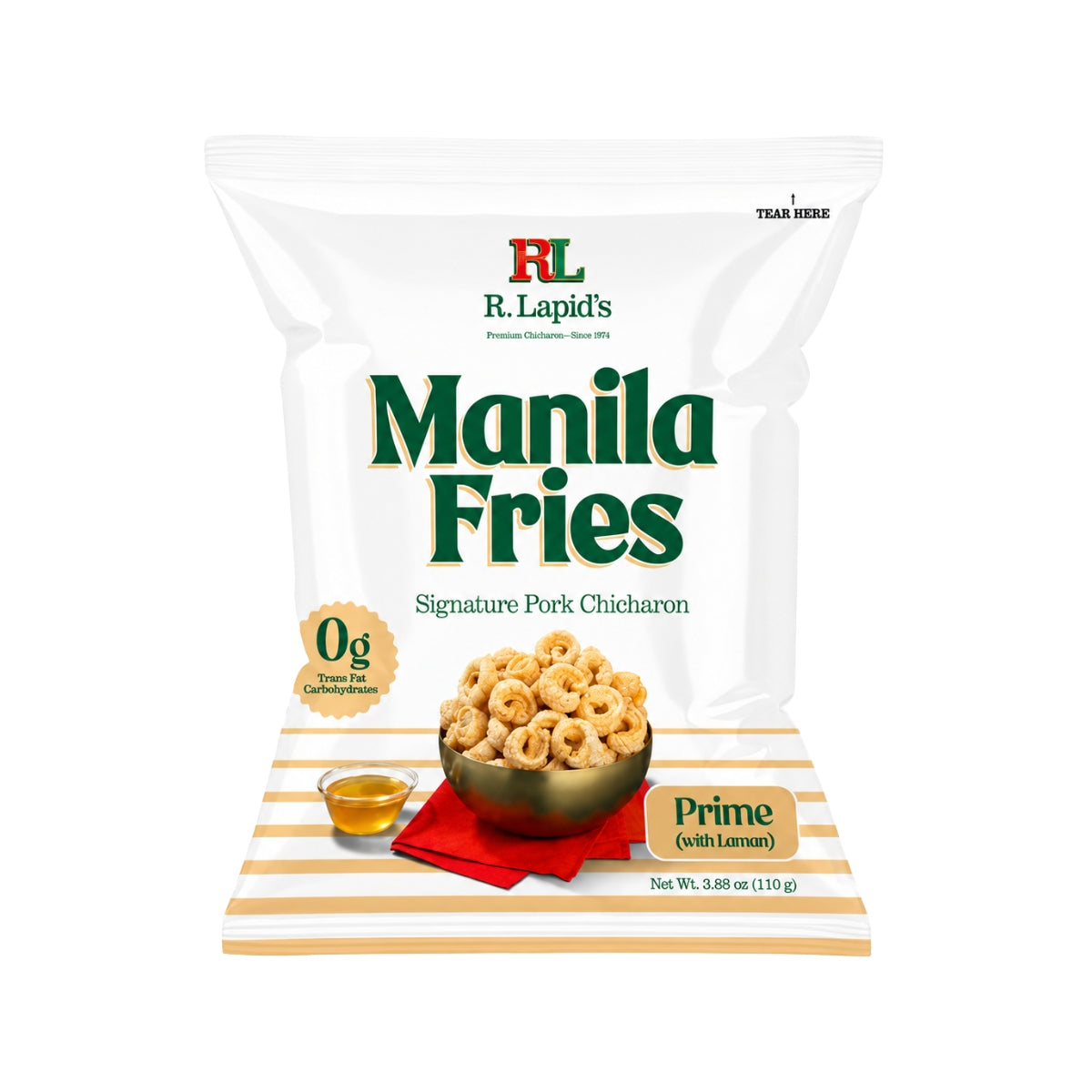 R. Lapid Manila Fries with Laman 110g