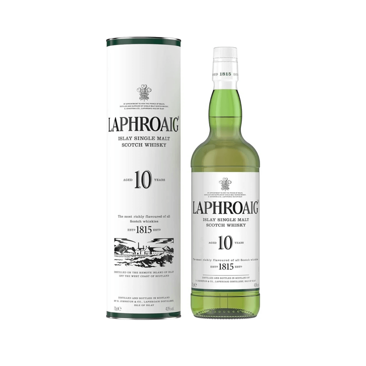 Laphroaig 10 Year Old Islay Single Malt Scotch Whisky 700ml