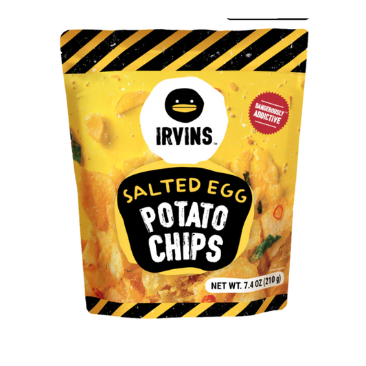 IRVINS Salted Egg Potato Chips 210g