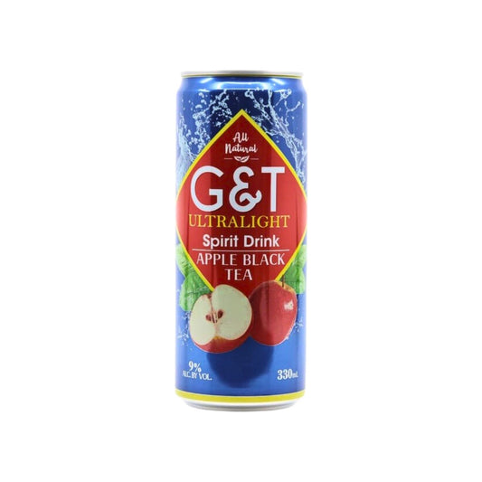 G&T Ultralight Apple Black Tea 330ml