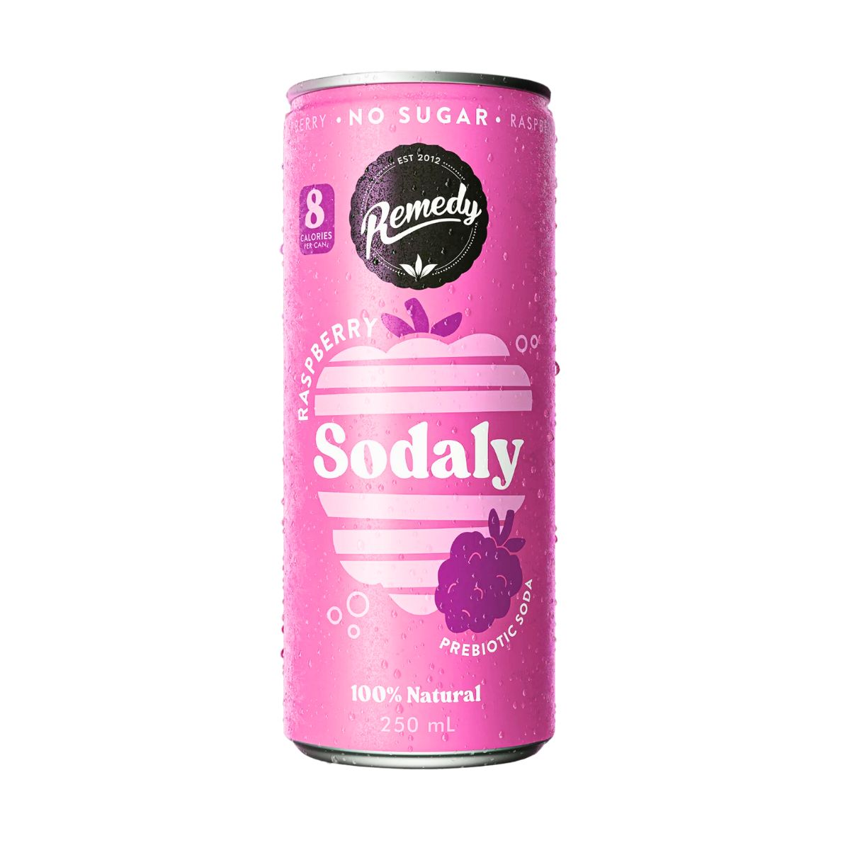 Remedy Sodaly Raspberry Sugar Free 250ml