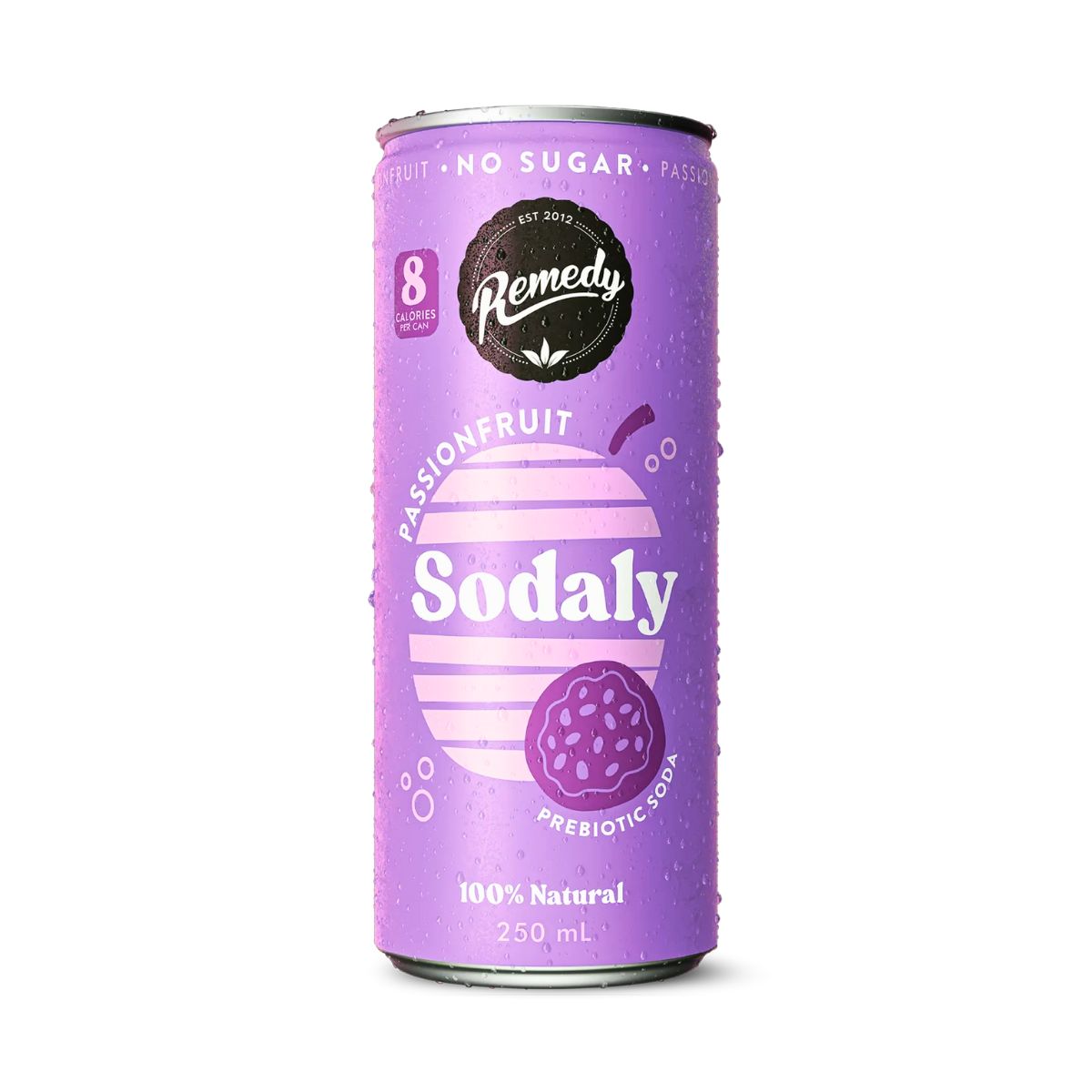 Remedy Sodaly Passion Fruit Sugar Free 250ml