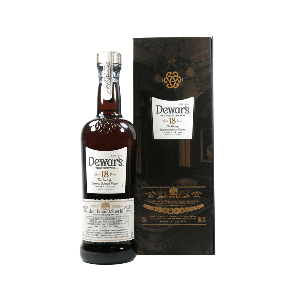 Dewar's 18yo Blended Scotch Whisky 750ml