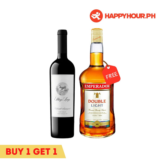 Stags Leap Cabernet Sauvignon  Napa Valley 750ml & Emperador Double Light Brandy 1.5L Bundle