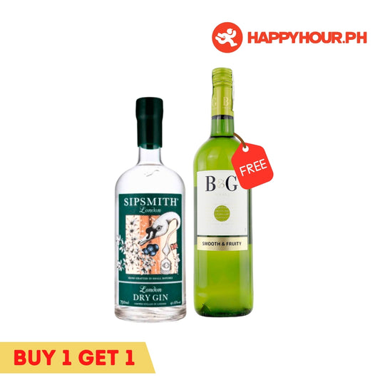 Sipsmith London Dry Gin 700ml & Barton & Guestier Smooth and Fruity White Wine 750ml Bundle