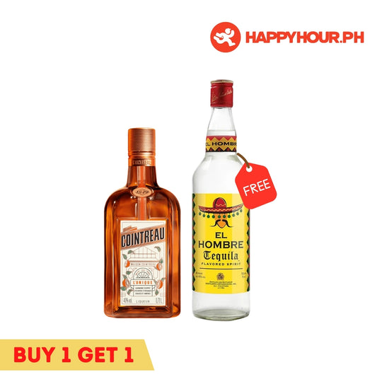 Cointreau Liqueur 700ml & El Hombre White Tequila 700ml Bundle