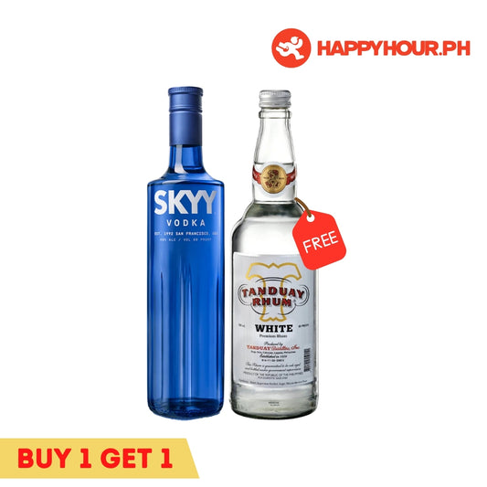 Skyy Vodka 750ml & Tanduay Rhum White 750ml Bundle