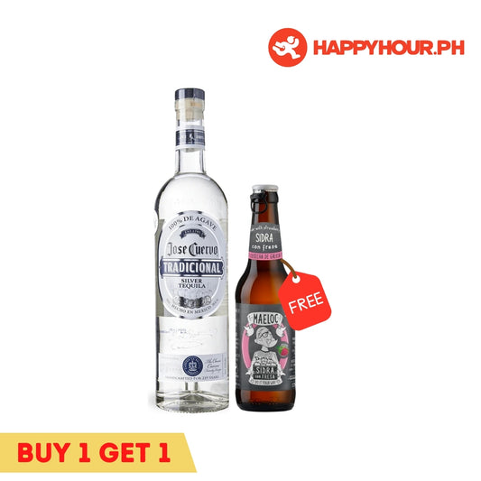 Jose Cuervo Tradicional Silver Tequila 700ml & Maeloc Hard Cider Fresa Strawberry 330ml Bundle