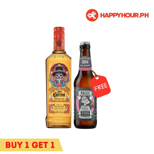 Jose Cuervo Especial Calavera Limited Edition 750ml & Maeloc Hard Cider Fresa Strawberry 330ml Bundle