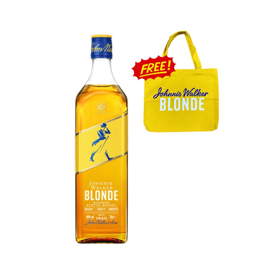 Johnnie Walker Blonde Blended Scotch Whisky 700ml with free Eco Bag