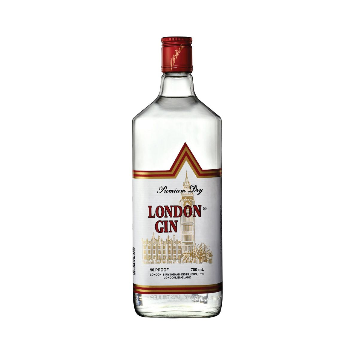 London Premium Dry Gin 700ml 12-Pack