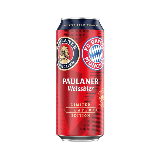 Paulaner Weissbier FC Bayern Limited Edition Can 500ml