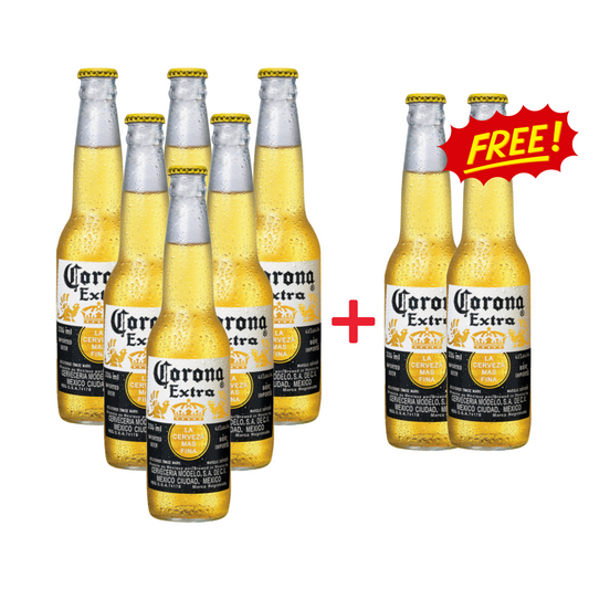 Corona Extra Beer 330ml 6+2 Promo Bundle