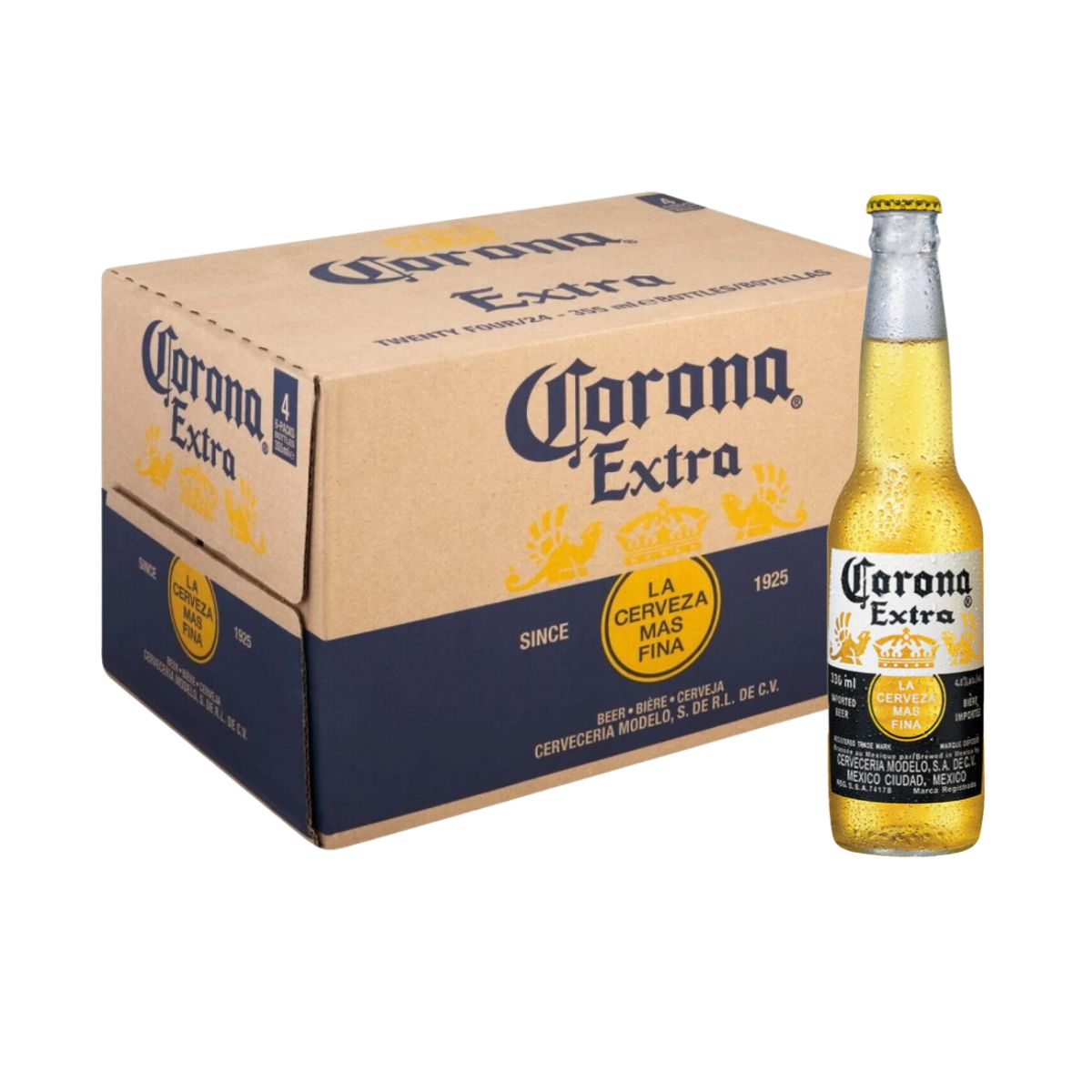 Corona Extra Beer 330ml 24-pack – Happy Hour
