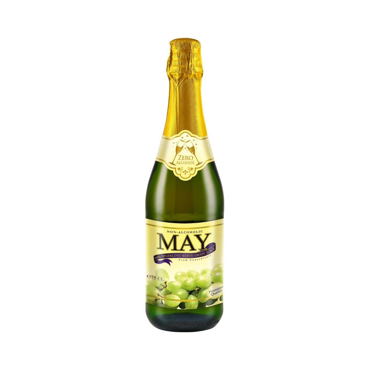 May 100% Sparkling White Grape Juice 750ml