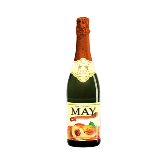 May 100% Sparkling Peach Juice 750ml