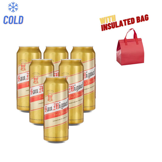 San Miguel Pale Pilsen in-can 500ml 6-pack (❄️COLD)