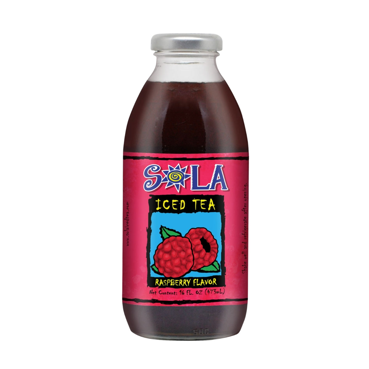 Sola Raspberry Ice Tea Bottle 473ml