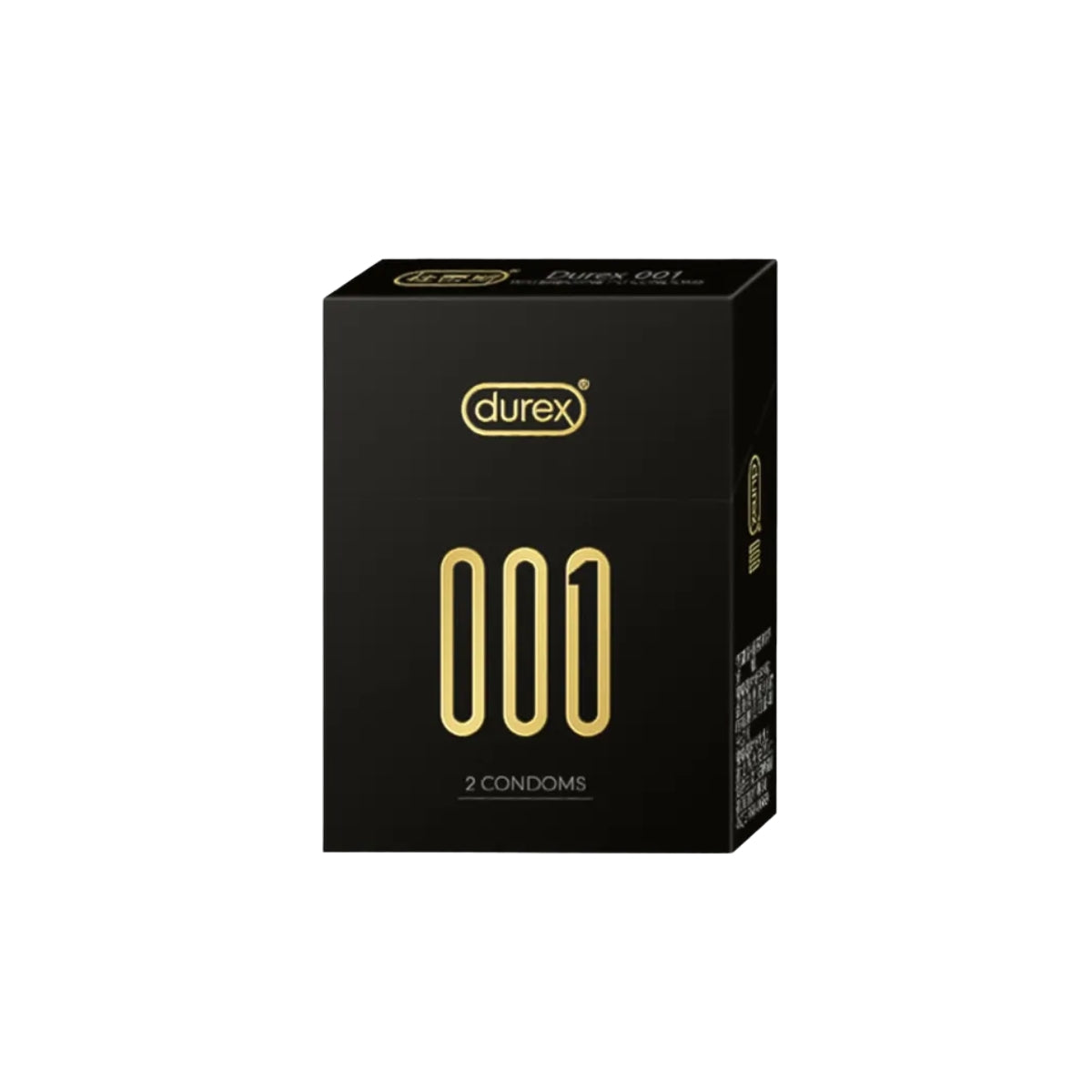 Durex 001 Ultra-Thin Latex-Free Lubricated Condoms 2s