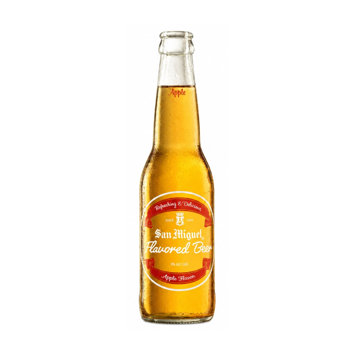 San Miguel Flavored Beer Apple Bottle 330ml
