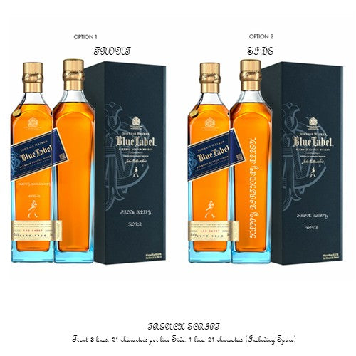 Johnnie Walker Blue Label 750ml Engraving