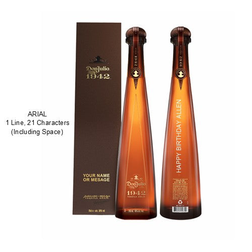 Don Julio 1942 700ml Engraving