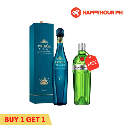 Patron El Alto Tequila Reposado 750ml & Tanqueray No TEN Gin 700ml Bundle