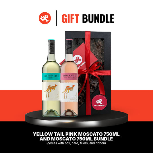 Gift Bundle # 2: Yellow Tail Pink Moscato 750ml and Moscato 750ml Bundle