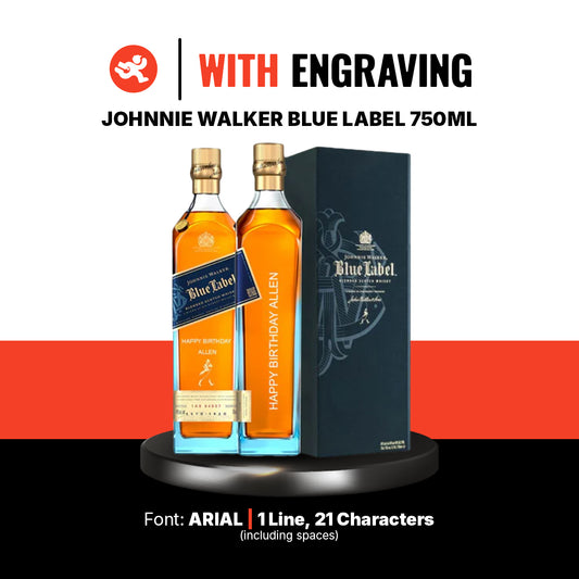 Johnnie Walker Blue Label 750ml Engraving