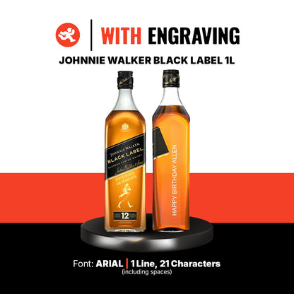 Johnnie Walker Black Label 1L Engraving