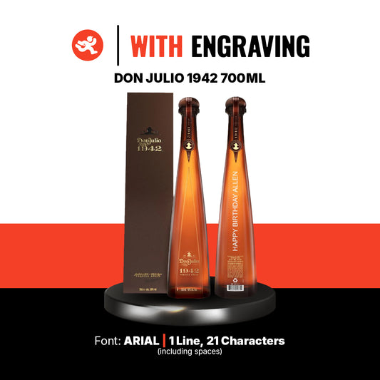 Don Julio 1942 700ml Engraving