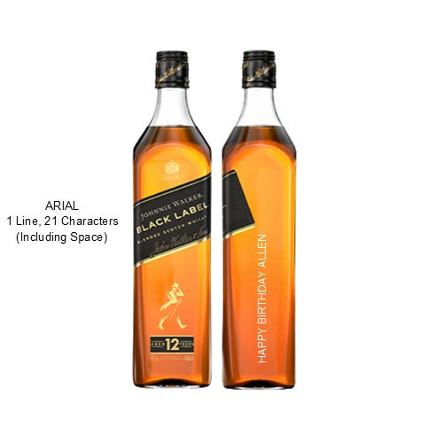 Johnnie Walker Black Label 1L Engraving