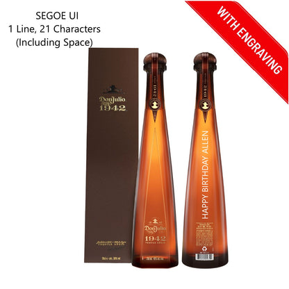 Don Julio 1942 700ml Engraving