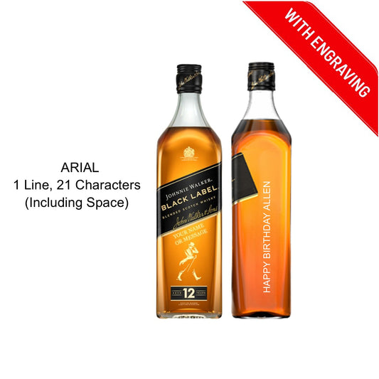 Johnnie Walker Black Label 1L Engraving