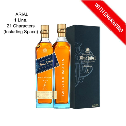 Johnnie Walker Blue Label 750ml Engraving