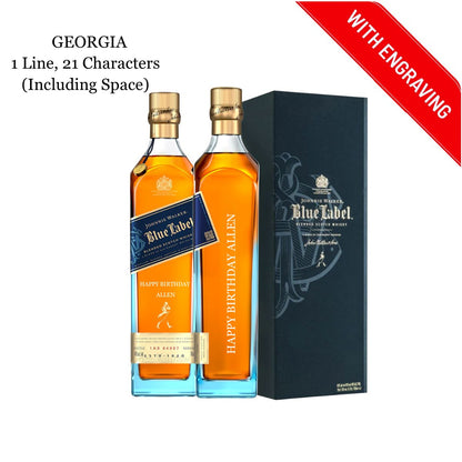 Johnnie Walker Blue Label 750ml Engraving