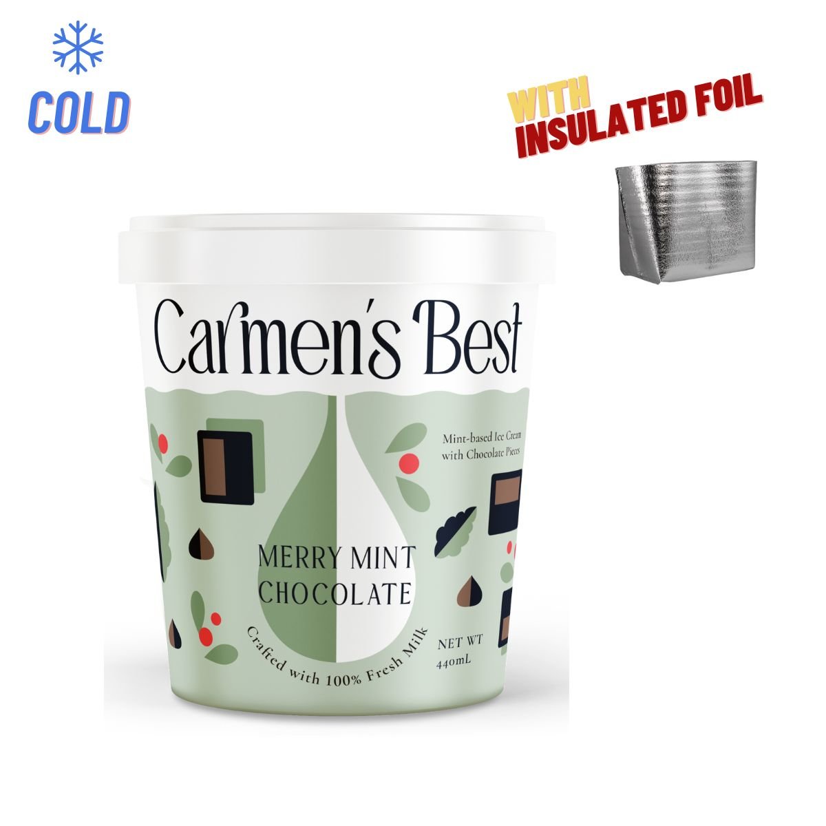 Carmen's Best Merry Mint Chocolate 440ml - Happy Hour