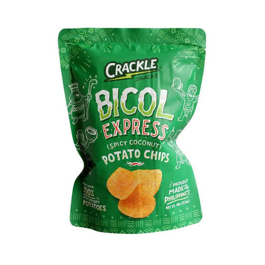 Crackle Bicol Express Potato Chips 140g - Happy Hour