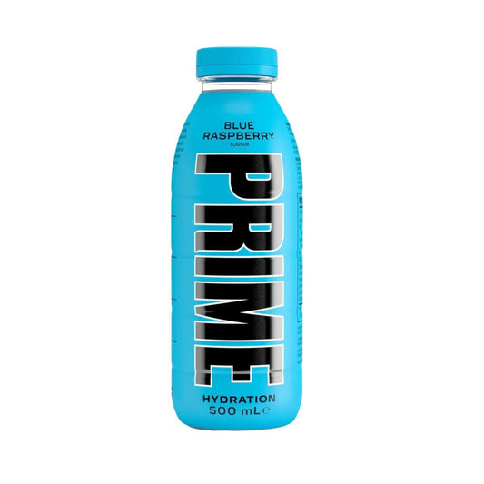 PRIME Hydration Blue Raspberry 500ml - Happy Hour