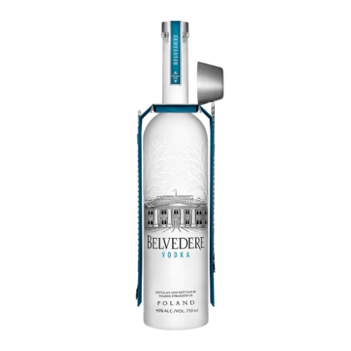 Belvedere Vodka 700ml with Stirrer and Jigger Happy Hour