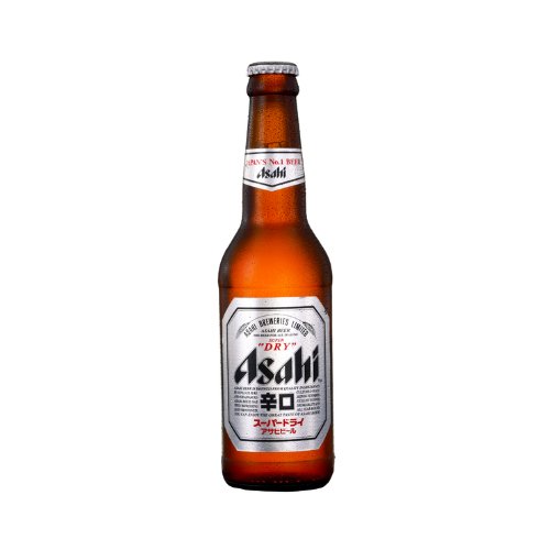 Asahi Beer Bottle 330ml - Happy Hour