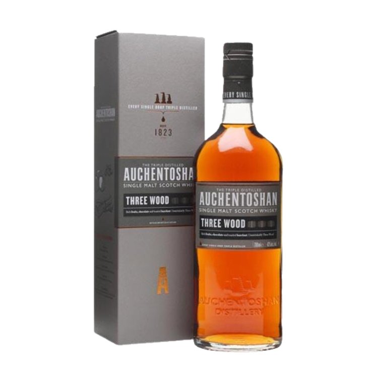 Auchentoshan Three Wood Whisky 700ml - Happy Hour
