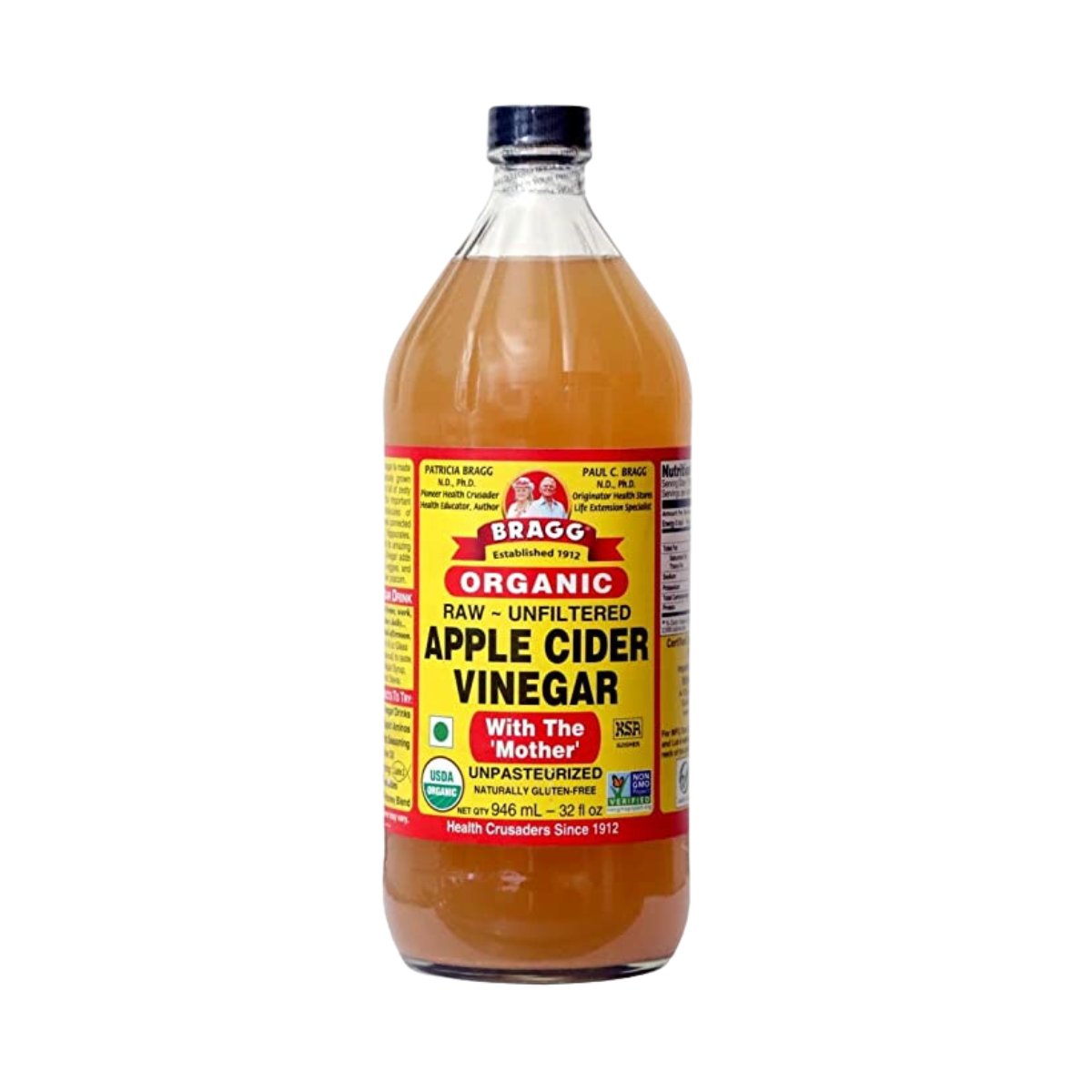 Bragg Organic Raw-Unfiltered Apple Cider Vinegar 946mL - Happy Hour